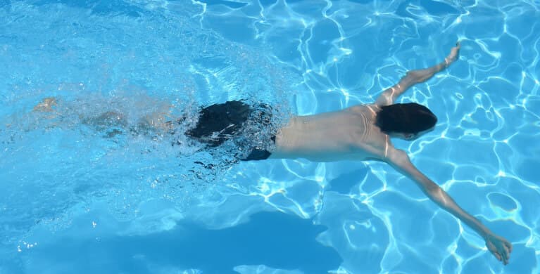 Water aerobics and time in the pool