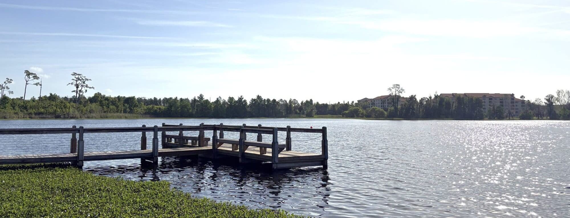 Fishing and boat dock on Raccoon Lake